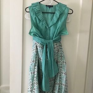 Cotton blouse and skirt